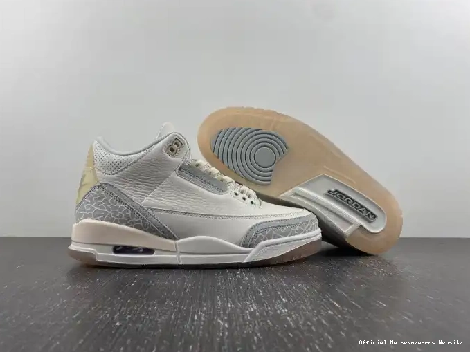 Official Maikesneakers Craft FJ9479-100 Ivory Jordan 3 Air 0522